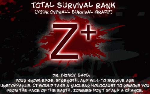 zombie quiz results